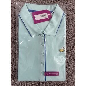 Women's Magnolia Lane Tech Masters Polo Golf Shirt Size 1X Mint Green NWT